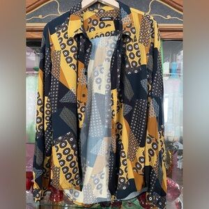 Nohow Geometric Pattern Shirt